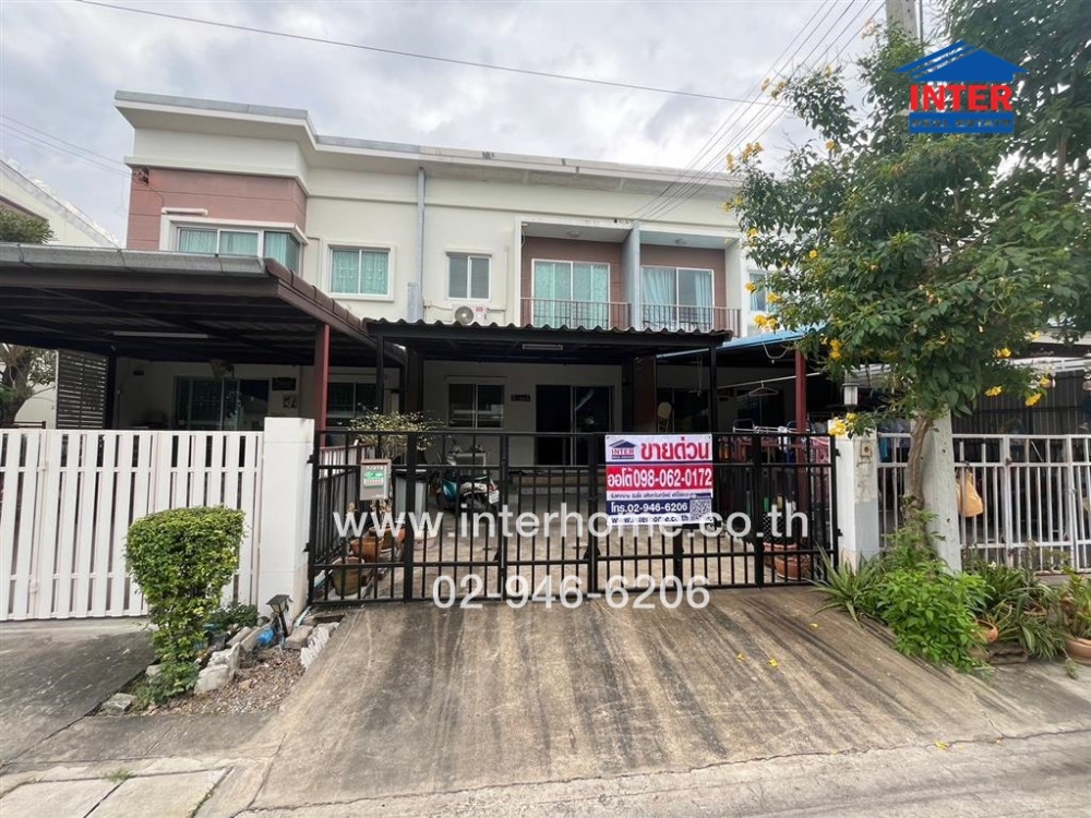 ขายทาวน์โฮมปทุมธานี รังสิต ธรรมศาสตร์ : ทาวน์เฮ้าส์ 2 ชั้น 20.4 ตร.ว. หมู่บ้านโนโววิลล์ ลำลูกกา คลอง2 ซอยเปียร์นนท์ ถนนลำลูกกา ถนนประชาอุทิศ ลำลูกกา ปทุมธานี