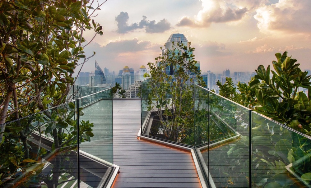 For RentCondoWitthayu, Chidlom, Langsuan, Ploenchit : 1-bedroom for rent at Life One Wireless (36 Sq.m.) 32th Floor (nice view) Fully-Furnished