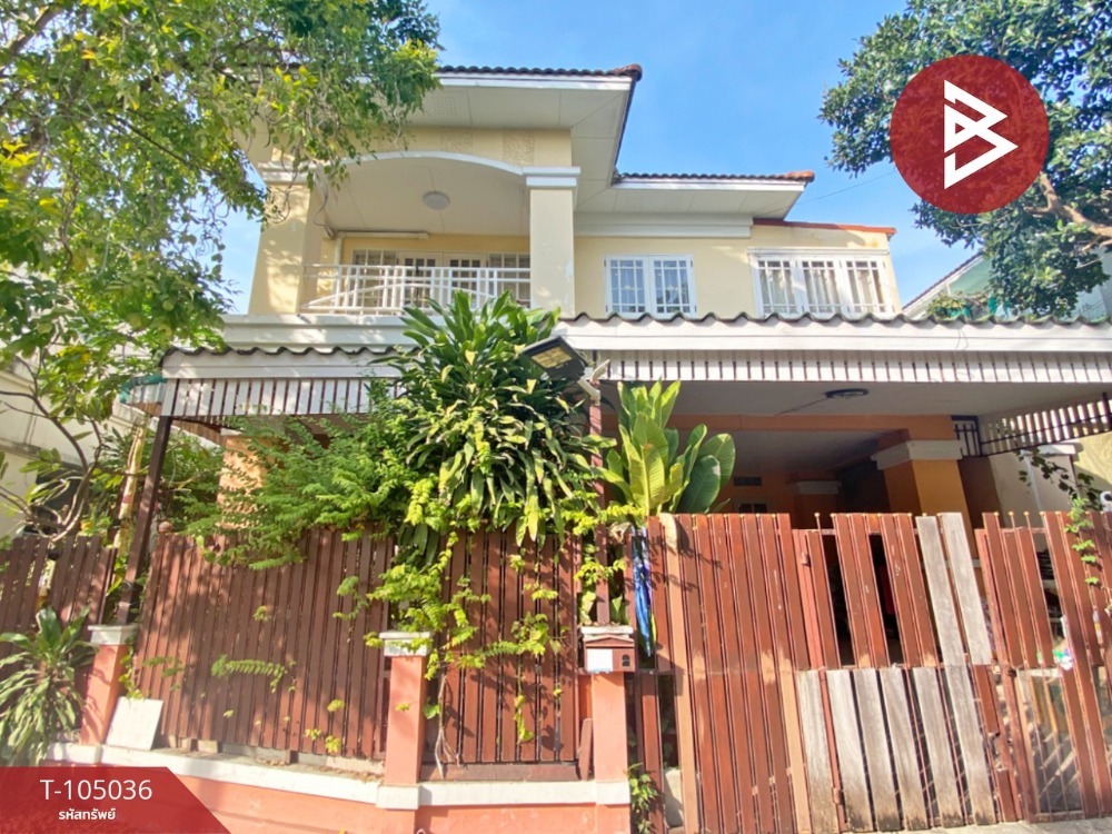 For SaleHouseSamut Prakan,Samrong : House for sale Kritsad Nakhon Village 30 Lake and Park Bang Na-Thepharak Samut Prakan