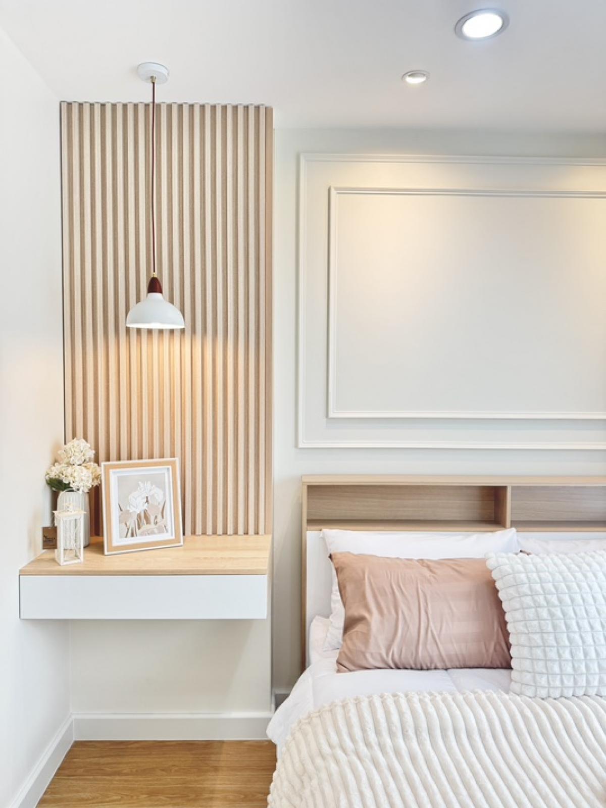 For SaleCondoNawamin, Ramindra : The condo atmosphere is very pleasant! 🌿✨ New decoration, Building, free brand, ready to stay, not blooming. • A lot of green space, quiet, private. Fitness swimming pool co-working Space Common Room 🏊‍♂️💪