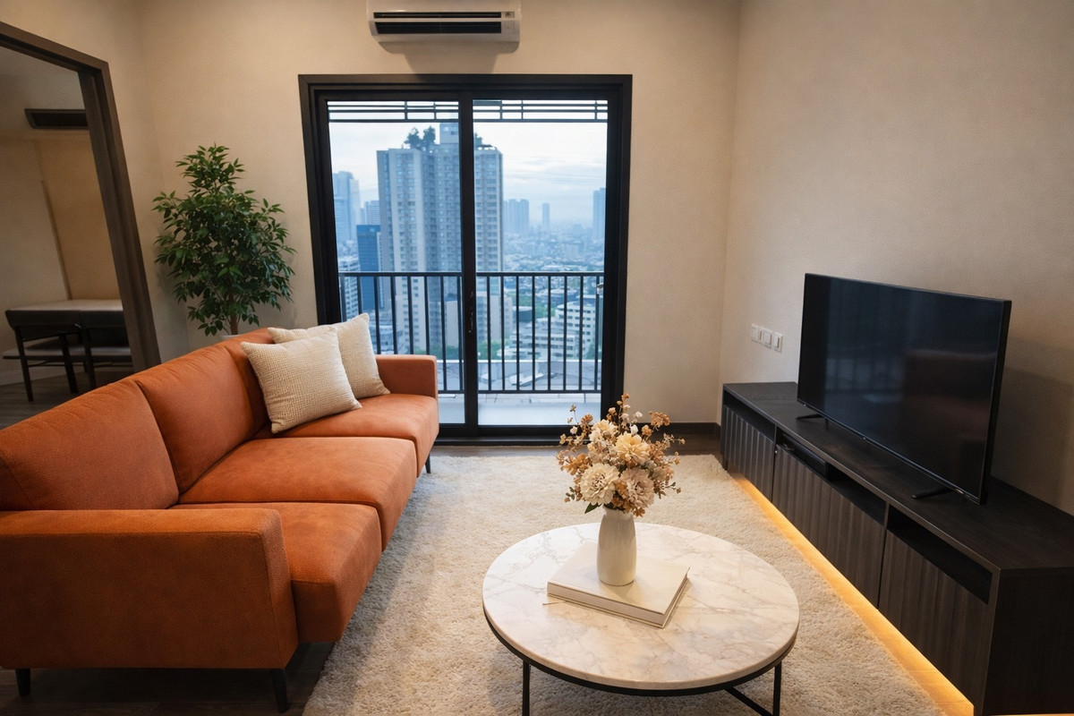 ขายดาวน์คอนโดลาดพร้าว เซ็นทรัลลาดพร้าว : ขายคอนโด Metris District Ladprao ห้องมุม(Hot! 1ชั้นมีเพียงห้องเดียว) ชั้น2335 ตร.ม. Fully Furnish 1 bed plus