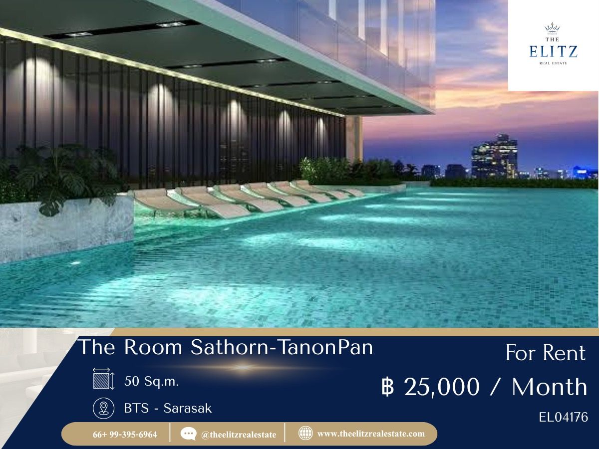 ให้เช่าคอนโดสาทร นราธิวาส : ✨ อยู่กลางเมือง แต่เหมือนหลบมาอีกโลก The Room Sathorn-TanonPun ห้อง Rare ที่คนแย่งเช่าทุกครั้งที่ว่าง ✔