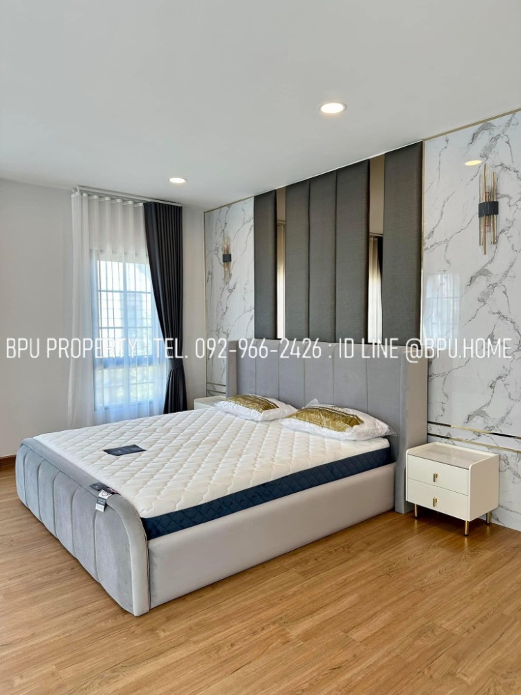 For RentHouseBangna, Bearing, Lasalle : ** 4 Bedrooms Single House for Rent ** Centro Bangna Near Mega Bangna (New Project Phase 2)