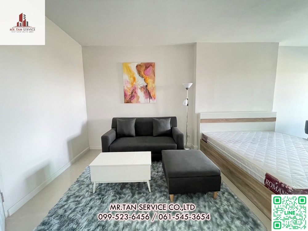 For RentCondoPattanakan, Srinakarin : Condo for rent, Supalai Park, Srinakarit, new furniture Beautiful room ready to be next to the train.