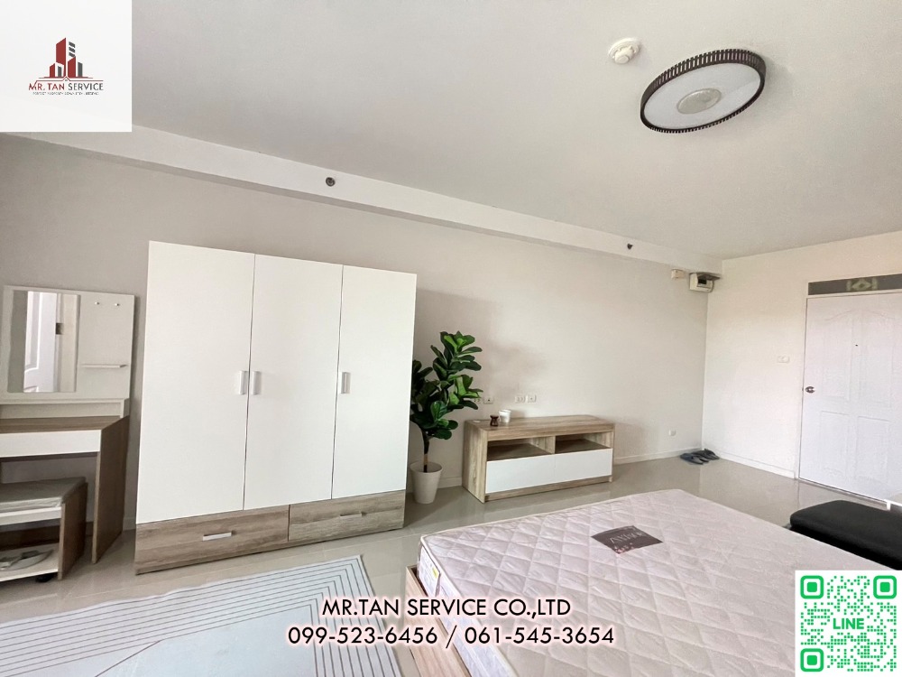 For RentCondoPattanakan, Srinakarin : Condo for rent, Supalai Park, Srinakarit, new furniture Beautiful room ready to be next to the train.