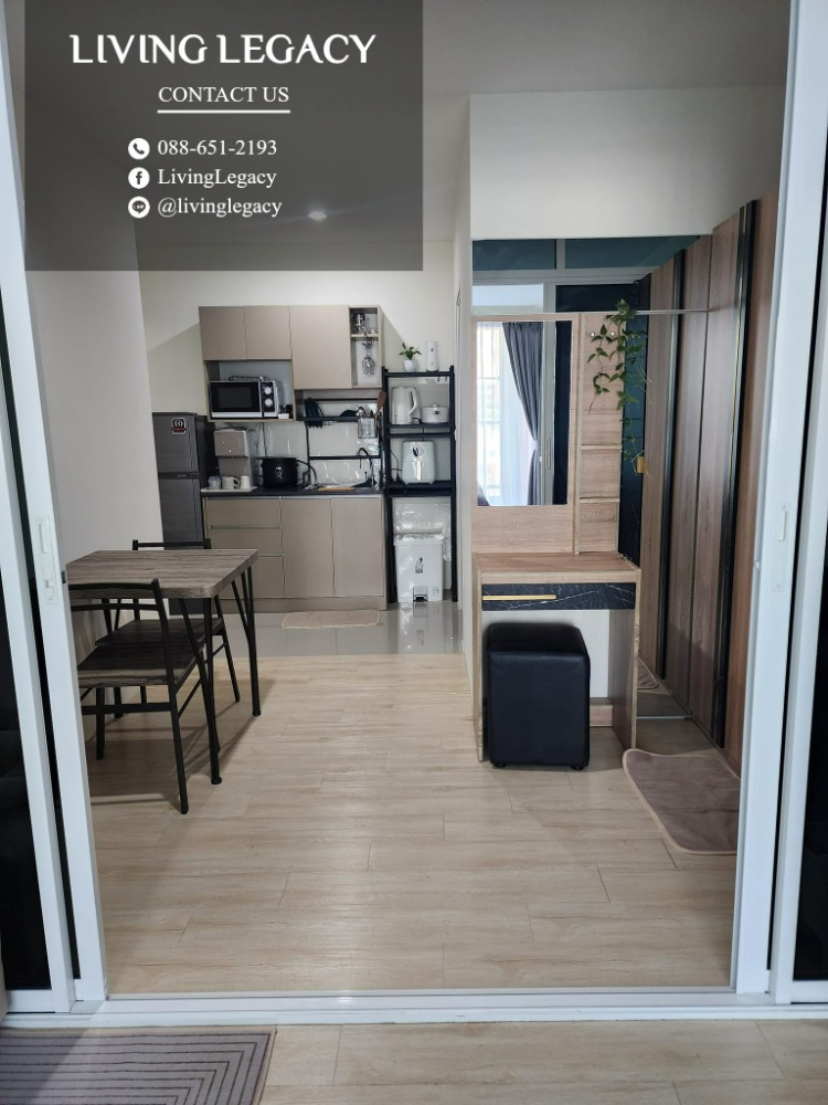 For RentCondoPattanakan, Srinakarin : LSN0AYVE for rent asakan Place Srinakarindra 32 sq.m., 6th floor, Line ID: @livingLegacy