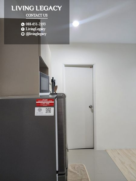 For RentCondoPattanakan, Srinakarin : LSN0AYVE for rent asakan Place Srinakarindra 32 sq.m., 6th floor, Line ID: @livingLegacy