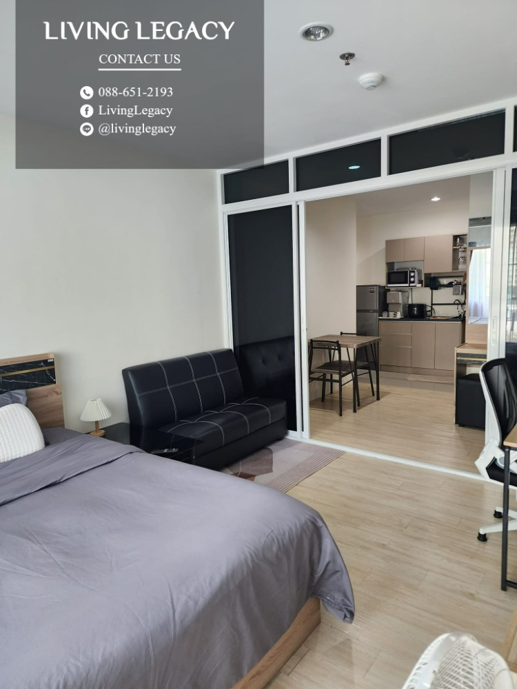 For RentCondoPattanakan, Srinakarin : LSN0AYVE for rent asakan Place Srinakarindra 32 sq.m., 6th floor, Line ID: @livingLegacy