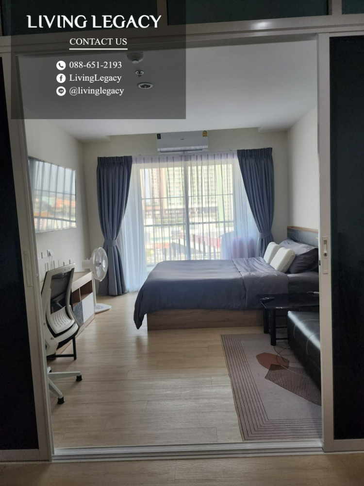 For RentCondoPattanakan, Srinakarin : LSN0AYVE for rent asakan Place Srinakarindra 32 sq.m., 6th floor, Line ID: @livingLegacy