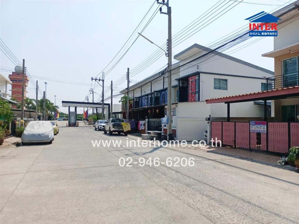 For SaleTownhomeMin Buri, Romklao : 2 -story townhome, 26 sq.w. Village, BR @ Arena Nong Chok, Soi Ban Rock Arena, Suwinthawong Road, Lam Sai Road, Nong Chok District, Bangkok