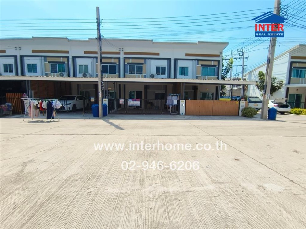 For SaleTownhomeSamut Prakan,Samrong : 2-story townhouse 21.4 sq.w. Village, Lalil Town Laio Bliss 3, Bang Na-Suvarnabhumi Bang Na-Trat Road Wat Sriwari Noi Road