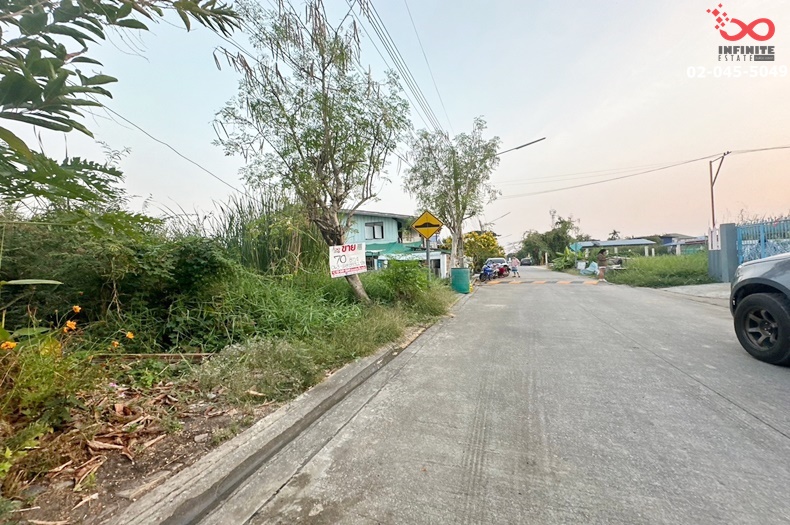 For SaleLandPathum Thani,Rangsit, Thammasat : 70 square wah of land for sale in Soi Rangsit, Nakhon Nayok 33, Rangsit-Nakhon Nayok Road, Pathum Thani