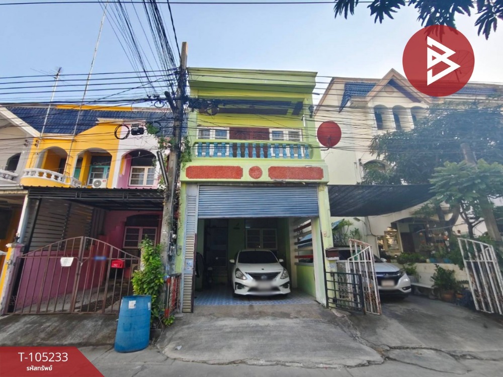ขายทาวน์โฮมสมุทรปราการ สำโรง : ขายทาวน์เฮ้าส์ หมู่บ้านเทพนครทาวน์ เทพารักษ์ กม.4 (ศรีสมิตร) สมุทรปราการ พร้อมอยู่