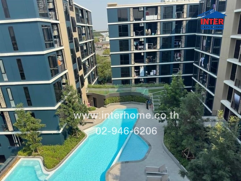 For SaleCondoThaphra, Talat Phlu, Wutthakat : Condominium 25.83 sq.m., Bangwa Interchange Near the Bang Wa BTS BTS, Petchkasem Road, Terd Thai Road, Phasi Charoen District, Bangkok