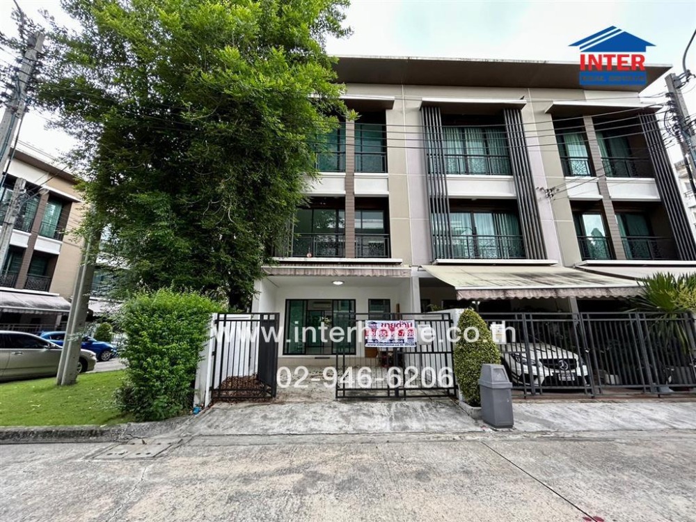For SaleTownhomeNawamin, Ramindra : 2 -story townhouse 18.5 sq.w. Village, Klang Mueang Nawamin 42 Soi Nawamin 42, Nawamin Road, Kaset-Nawamin Road, Serithai Road, Bueng Kum District, Bangkok
