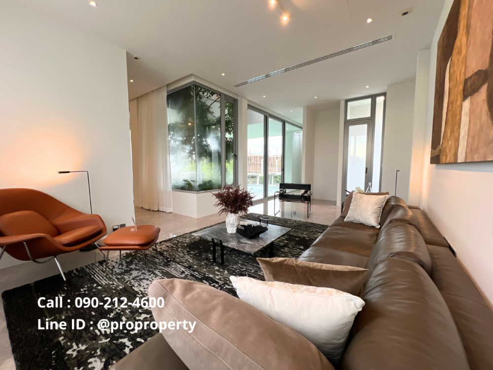 For SaleHousePattanakan, Srinakarin : For sale, luxury single house ARQ10 (Rama 9-Krungthep Kreetha) 4-storey single house with elevator