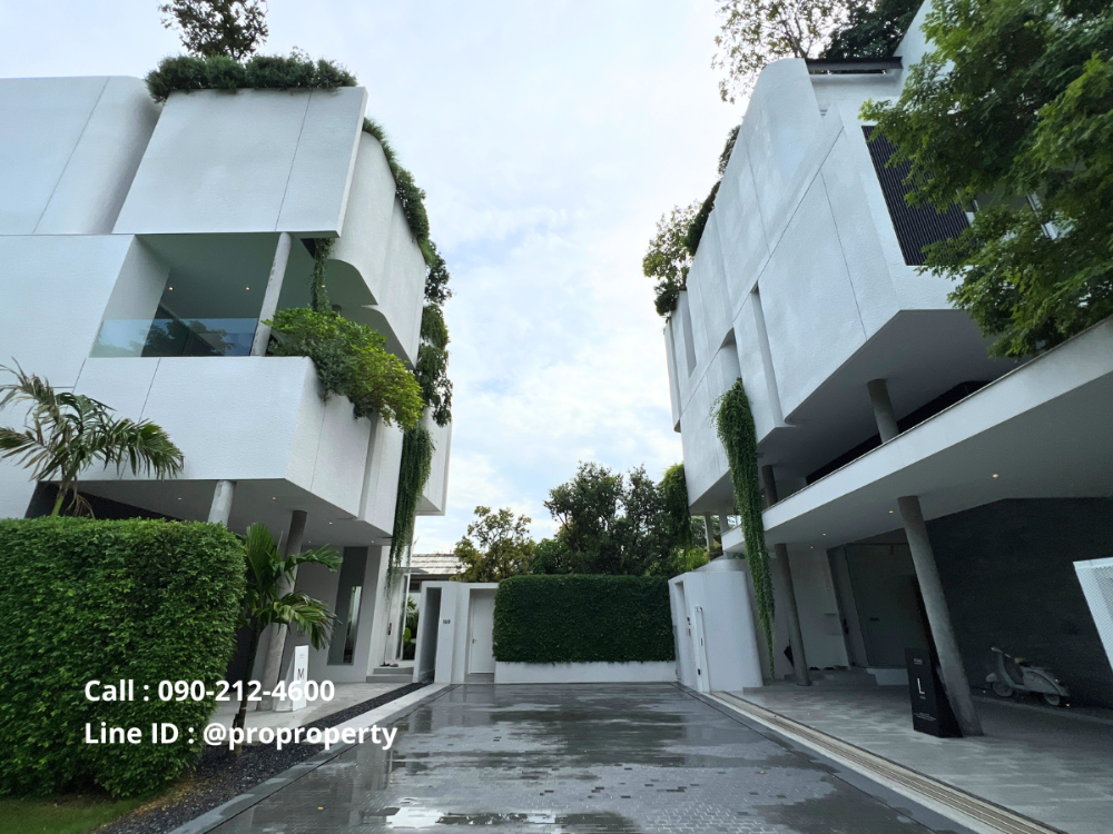 For SaleHousePattanakan, Srinakarin : For sale, luxury single house ARQ10 (Rama 9-Krungthep Kreetha) 4-storey single house with elevator