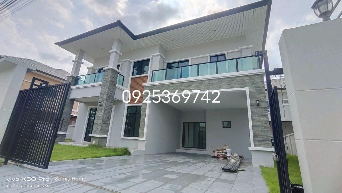 For SaleHouseBang kae, Phetkasem : Detached house, Di Lale Gen, Petchkasem 81, Bang Bon 5, new house ready