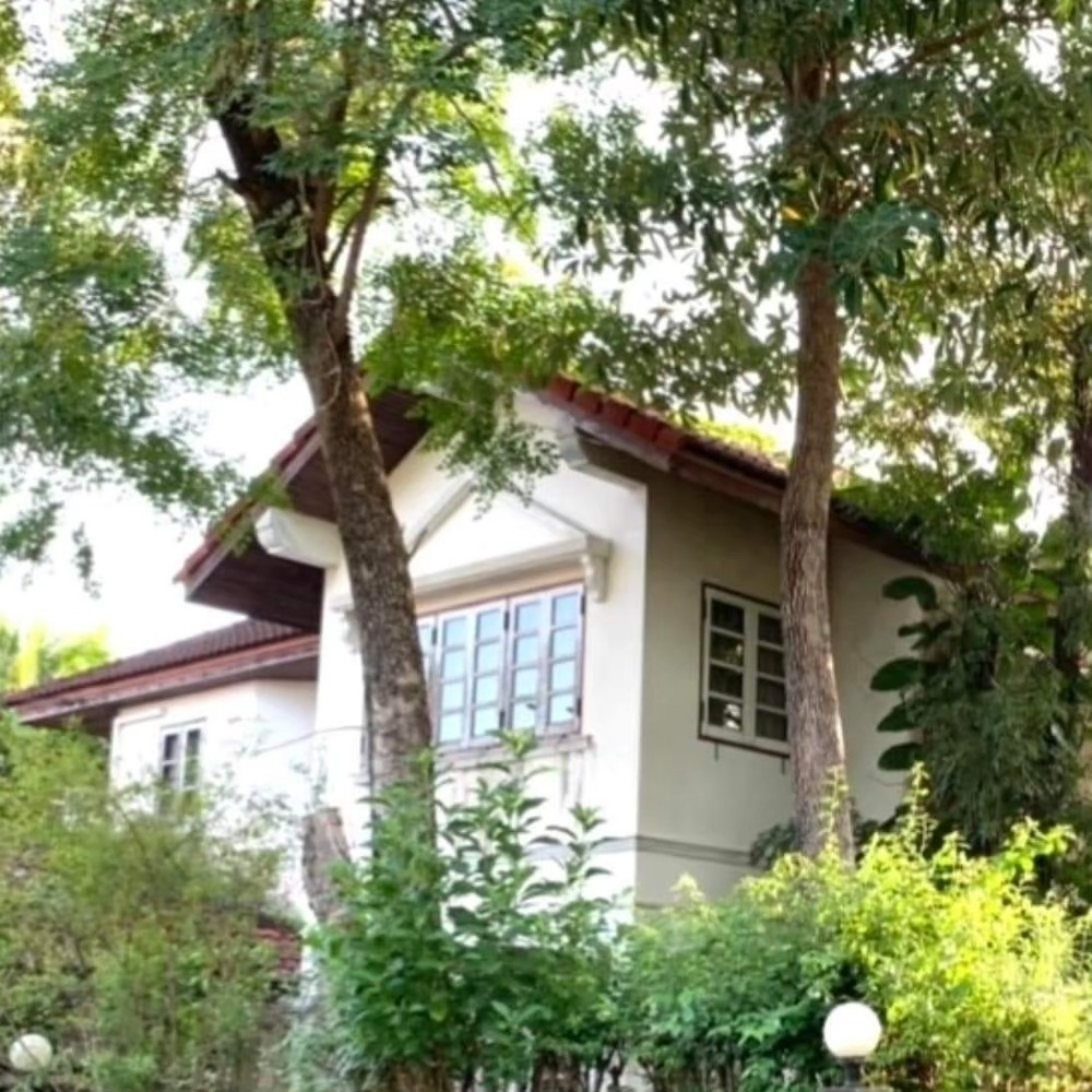 For SaleHouseMin Buri, Romklao : 📍 House for sale: Sammakorn Ramkhamhaeng 112 📍 Popular location, 120 Sq. 🚅 Skytrain 🌱 shady with trees