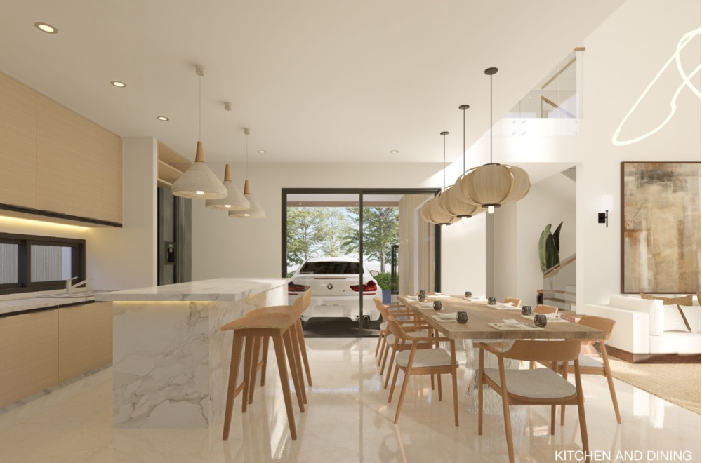 For SaleHousePhuket : Luxury Pool Villa is newly built near the beach in Phuket for 5 minutes.