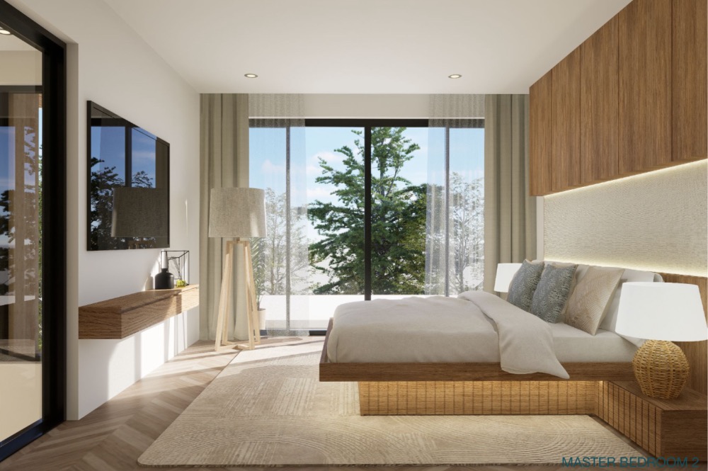 For SaleHousePhuket : Luxury Pool Villa is newly built near the beach in Phuket for 5 minutes.