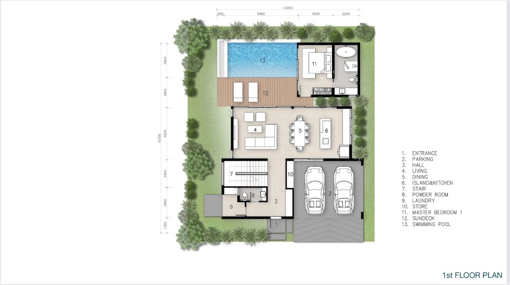 For SaleHousePhuket : Luxury Pool Villa is newly built near the beach in Phuket for 5 minutes.