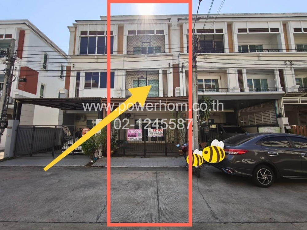 ขายทาวน์โฮมนนทบุรี บางใหญ่ บางบัวทอง : ทาวน์โฮม 3 ชั้น ม.วิชั่นสมาร์ทซิตี้ วงศ์สว่าง ตลาดขวัญ นนทบุรี