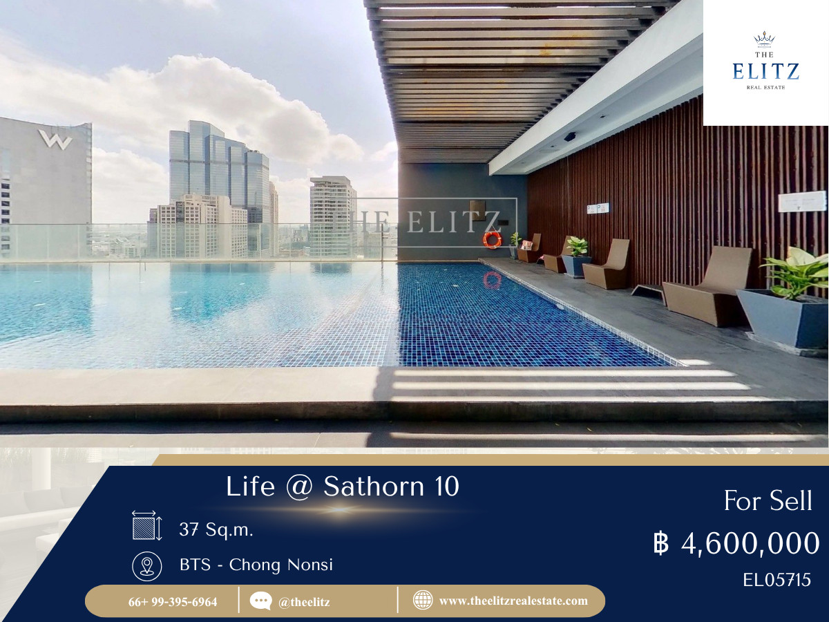 ขายคอนโดสาทร นราธิวาส : 💥ชีวิตเหนือระดับในย่านสาทร — ขาย Life @ Sathorn 10 ห้องแต่งสวยพร้อมให้เป็นเจ้าของ 🎉 