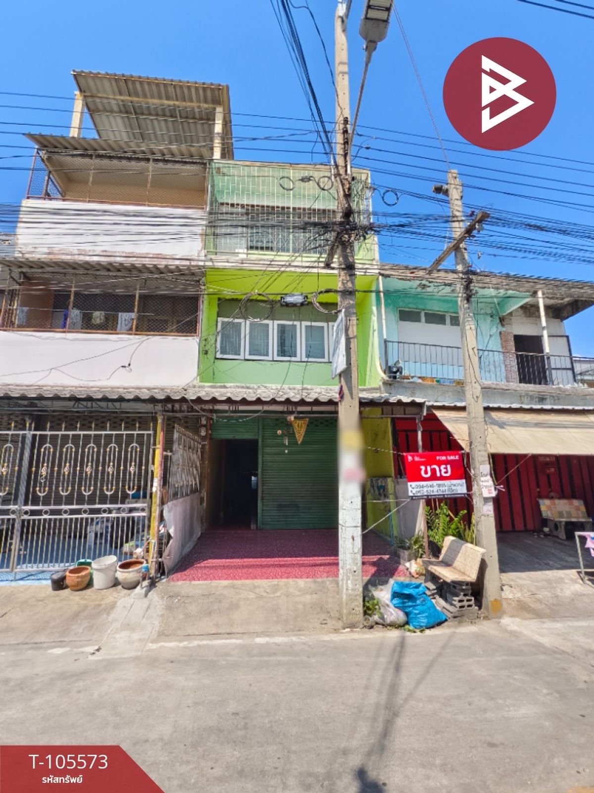 For SaleShop HouseSamut Prakan,Samrong : Commercial building for sale Rotip Bangpu Village, Samut Prakan