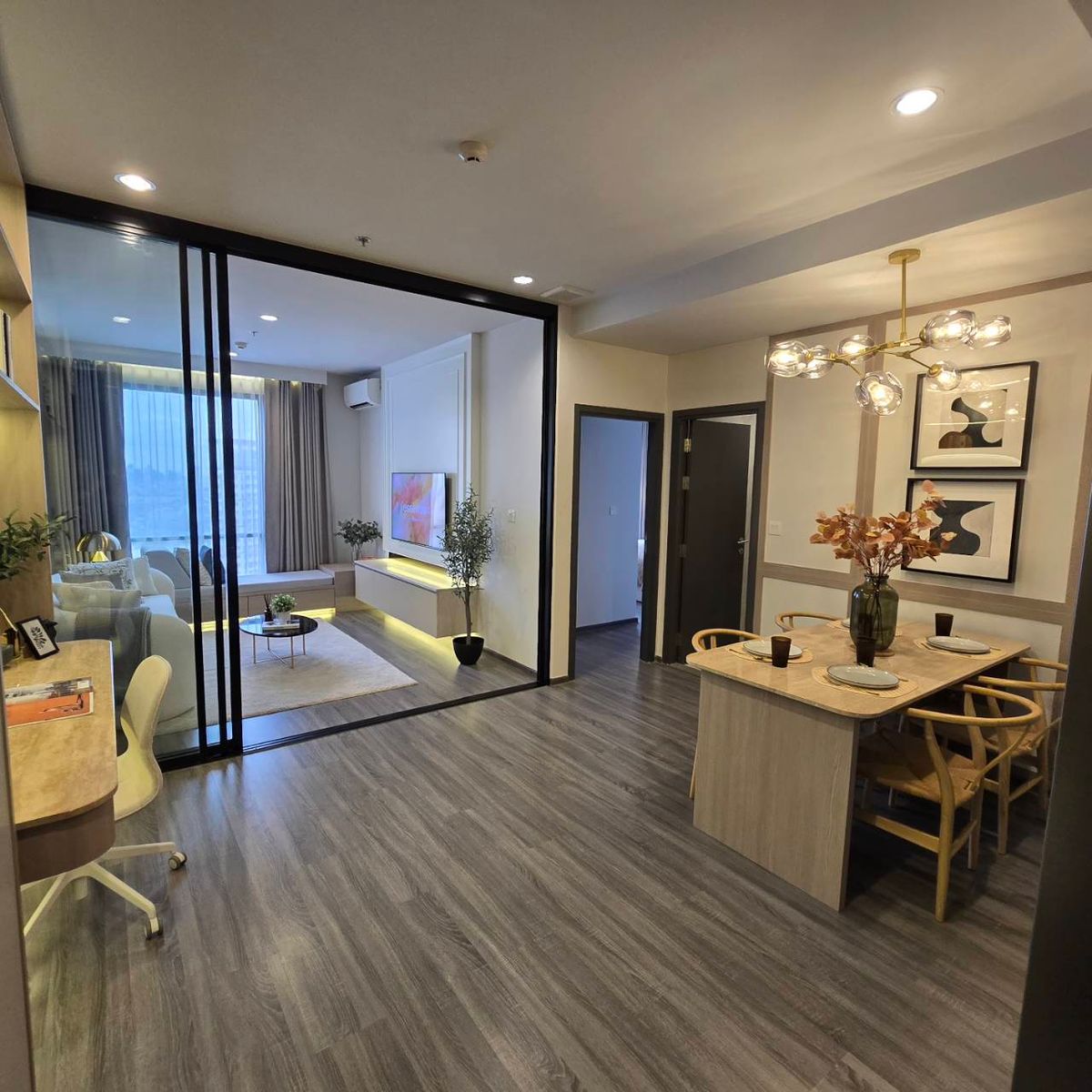 ขายคอนโดราชเทวี พญาไท : only 1unit Ideo mobi rangnam แปลนพิเศษ 1bed plus 2bth 58.18sq.m. 2 ที่จอด only 8.76mb. ตกแต่งครบจัดเต็ม ชั้นสูง พร้อมโปรโอน Tel.0957615782