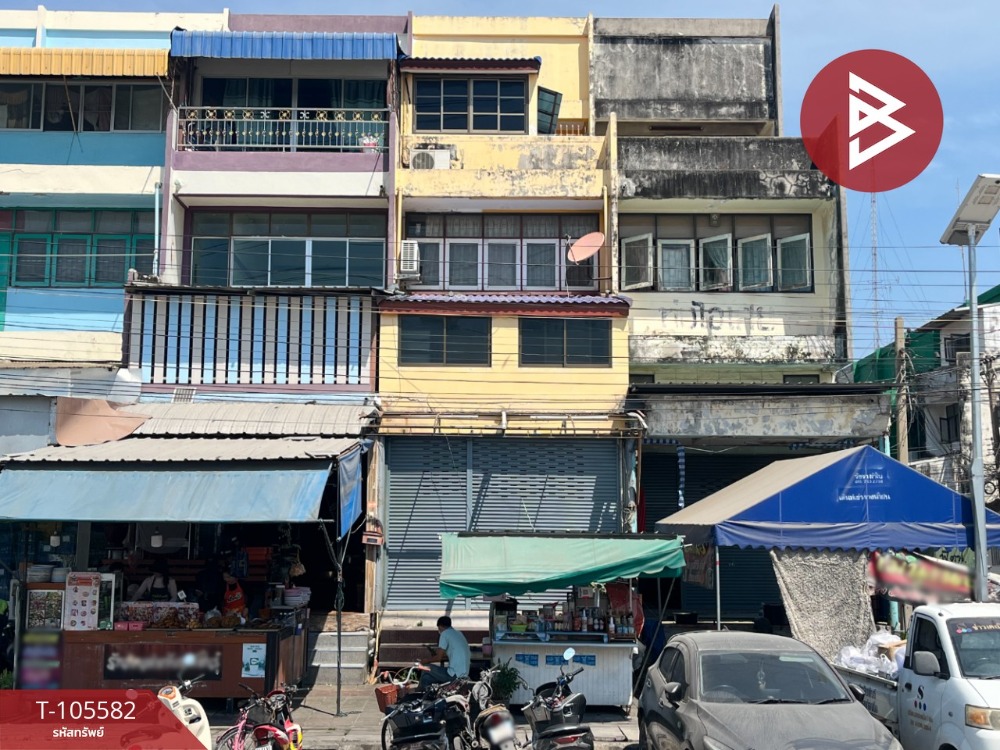 For SaleShop HouseSamut Prakan,Samrong : 3 -storey commercial building for sale, area of ​​21 square wah, Bang Phli, Samut Prakan