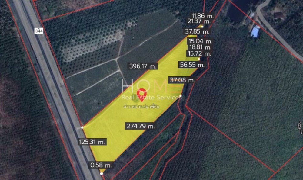 For SaleLandRayong : Wang Chan Rayong Land next to Sukhumvit Road / (Selling), Land Wang Chan Rayong Next to Sukhumvit Road / (Sale) Newc439