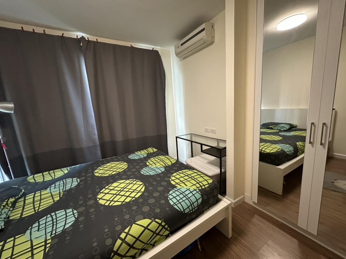 For RentCondoOnnut, Udomsuk : 🧸 For rent 🧸✨️ICONDO Sukhumvit 103, beautiful, ready to be on the 4th floor, Building B 33 sqm. 🪧 Price 8,000 baht/month ✨️