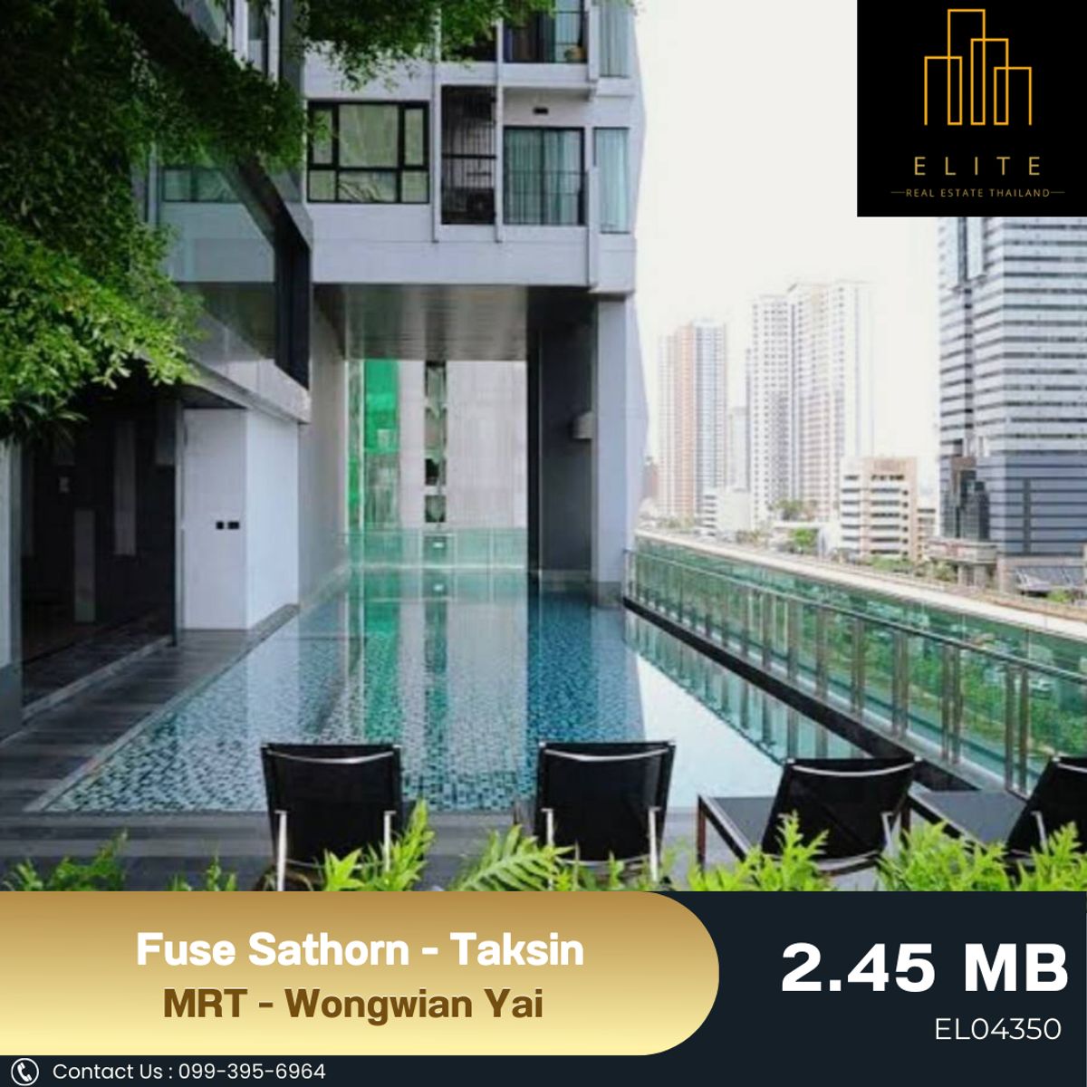 For SaleCondoWongwianyai, Charoennakor : 💥 Urgent sale !! Fuse Sathorn -Taksin is very good.