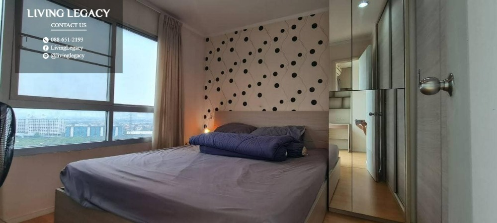 For RentCondoPattanakan, Srinakarin : LSILPID5 Condo for Lumpini Place Srinakarin - Huamark Station 32.5 sq.m. Floor 17 Line ID: @livingLegacy