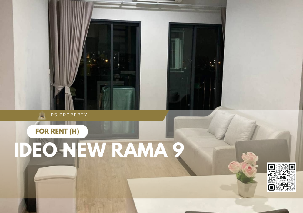 ให้เช่าคอนโดพระราม 9 เพชรบุรีตัดใหม่ RCA : ให้เช่า ✨ IDEO New Rama 9 ✨เฟอร์นิเจอร์ และ เครื่องใช้ไฟฟ้าครบ ใกล้ airport link รามคำแหง