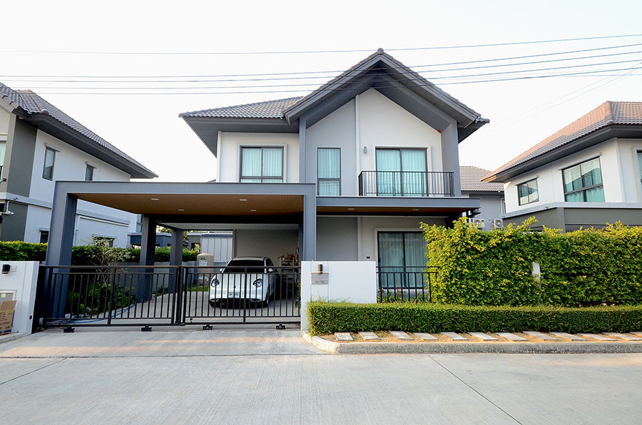 ขายบ้าน : บ้านเดี่ยว 2 ชั้น หมู่บ้านเวนิว โฟลว์ แจ้งวัฒนะ ถนนชัยพฤกษ์