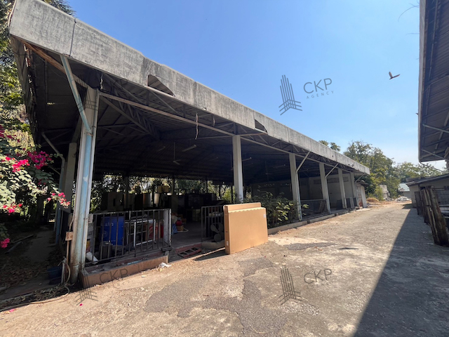 For SaleLandAyutthaya : Land with factory structure with permit, 1 house, near cargo port, Pa Sak River
