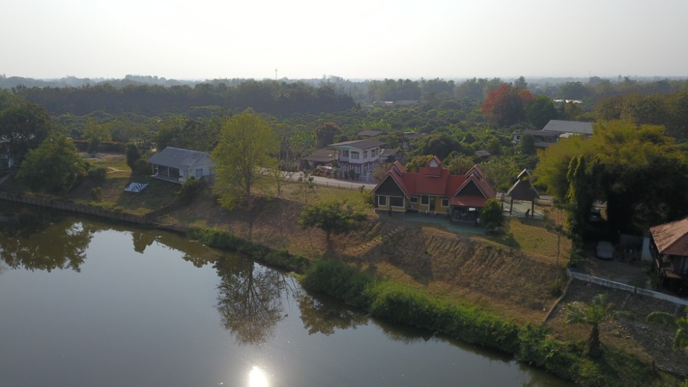 For RentHouseChiang Mai : Land for rent with houses on the waterfront, San Pa Tong District, Chiang Mai Province 🌿🏡✨