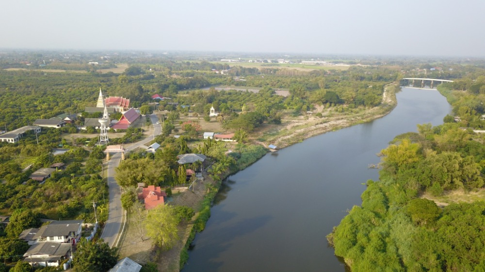 For RentHouseChiang Mai : Land for rent with houses on the waterfront, San Pa Tong District, Chiang Mai Province 🌿🏡✨