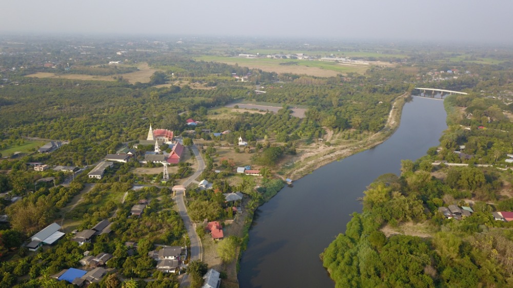 For RentHouseChiang Mai : Land for rent with houses on the waterfront, San Pa Tong District, Chiang Mai Province 🌿🏡✨