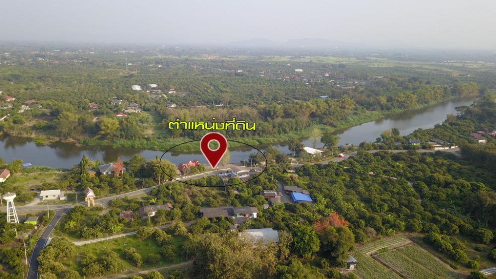 For RentHouseChiang Mai : Land for rent with houses on the waterfront, San Pa Tong District, Chiang Mai Province 🌿🏡✨
