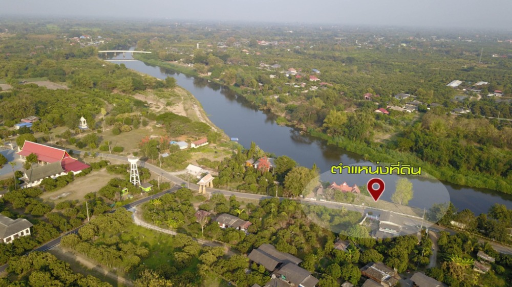 For RentHouseChiang Mai : Land for rent with houses on the waterfront, San Pa Tong District, Chiang Mai Province 🌿🏡✨