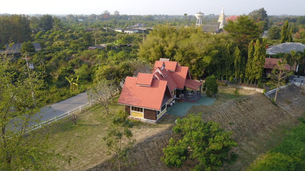 For RentHouseChiang Mai : Land for rent with houses on the waterfront, San Pa Tong District, Chiang Mai Province 🌿🏡✨