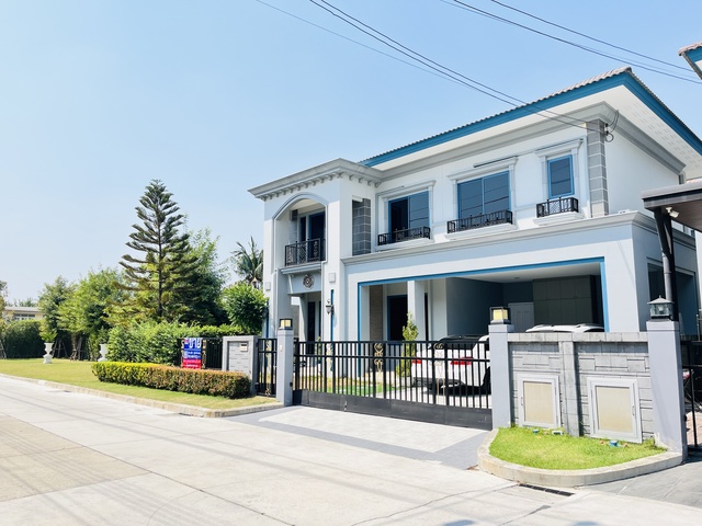 ขายบ้านบางแค เพชรเกษม : ขายบ้าน แกรนดิโอ บางแค Grandio Bangkae 68 ตรว. สวยหรู พร้อมอยู่ หลังริมติดสวน