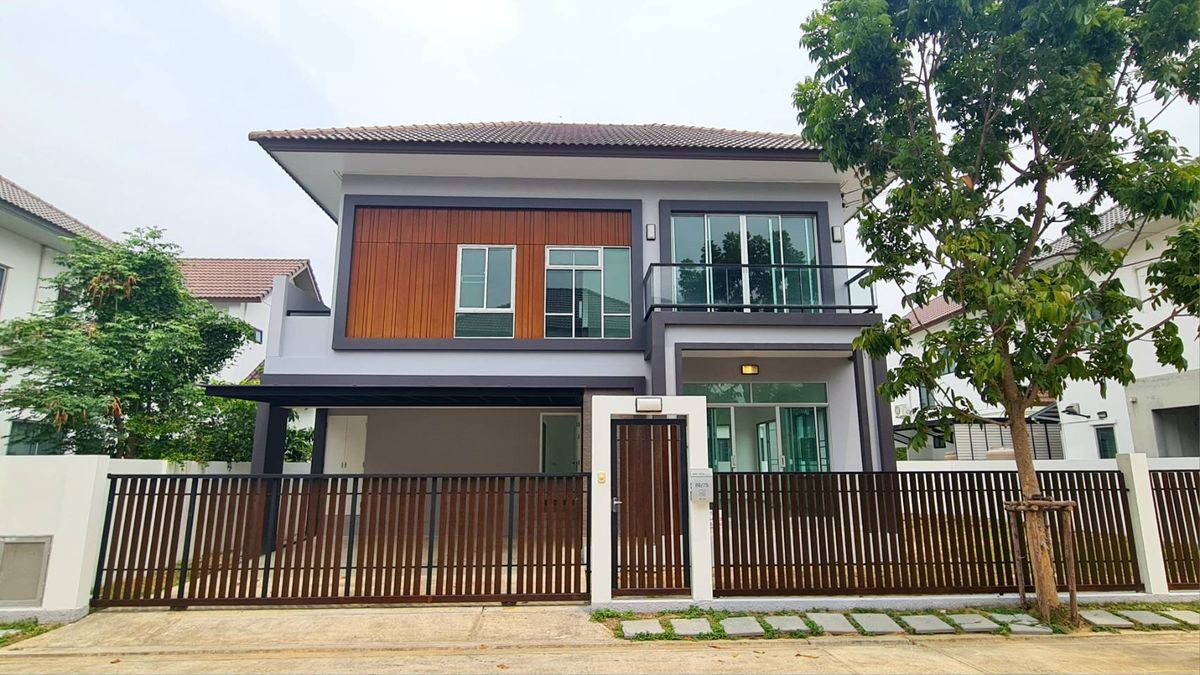 ขายบ้านนนทบุรี บางใหญ่ บางบัวทอง : บ้านสภาพใหม่มาก!!  ม.เรสท์ บางใหญ่ ย่านเซ็นทรัลเวสท์เกต   56.3ตรว  162ตรม.  3นอน3น้ำ