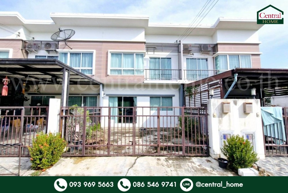 For SaleTownhomePathum Thani,Rangsit, Thammasat : Townhome Supalai Ville, Rangsit, Khlong 2, the cheapest in the project