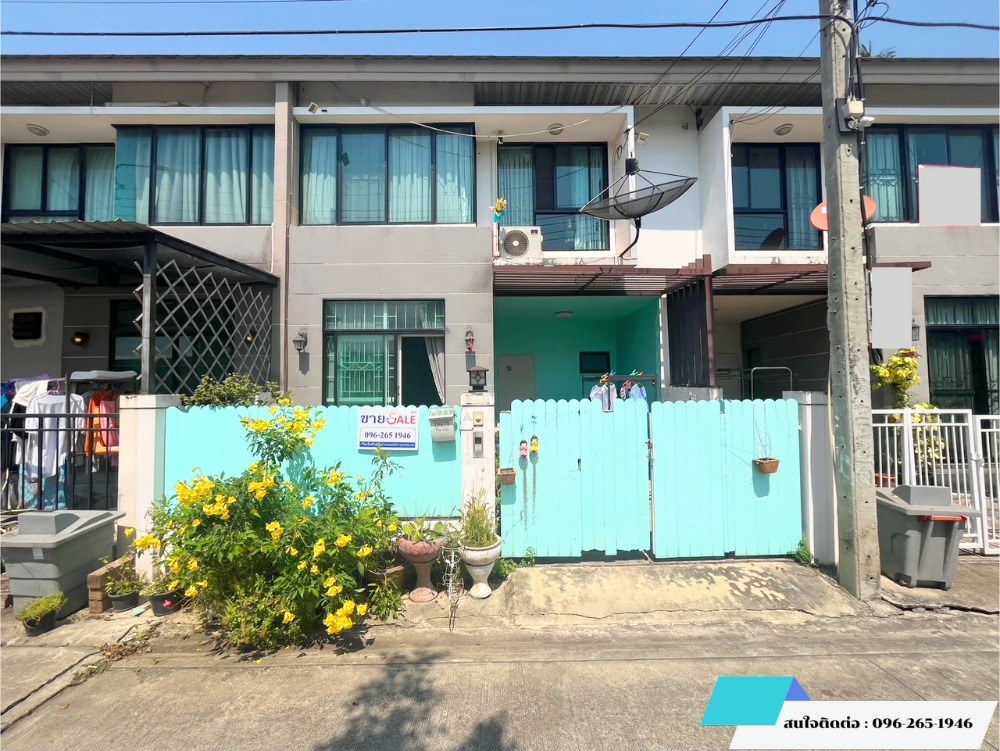 ขายทาวน์โฮมนนทบุรี บางใหญ่ บางบัวทอง : ++ขายทาวน์โฮม 2ชั้น ** บ้านพร้อมอยู่ ม.เดอะวิลล่า บางบัวทอง ++  ทำเลดี ติดถนนกาญจนาภิเษก(วงแหวนรอบนอก) #ใกล้รถไฟฟ้าสายสีม่วง