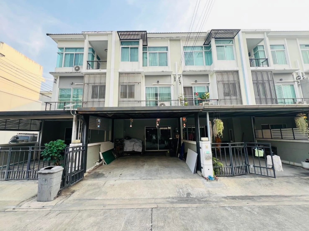 For SaleTownhomeRattanathibet, Sanambinna : 💥SL-6836💥3-story townhome for sale, The Metro Village, Rattanathibet 👉Add Line @goodcondo