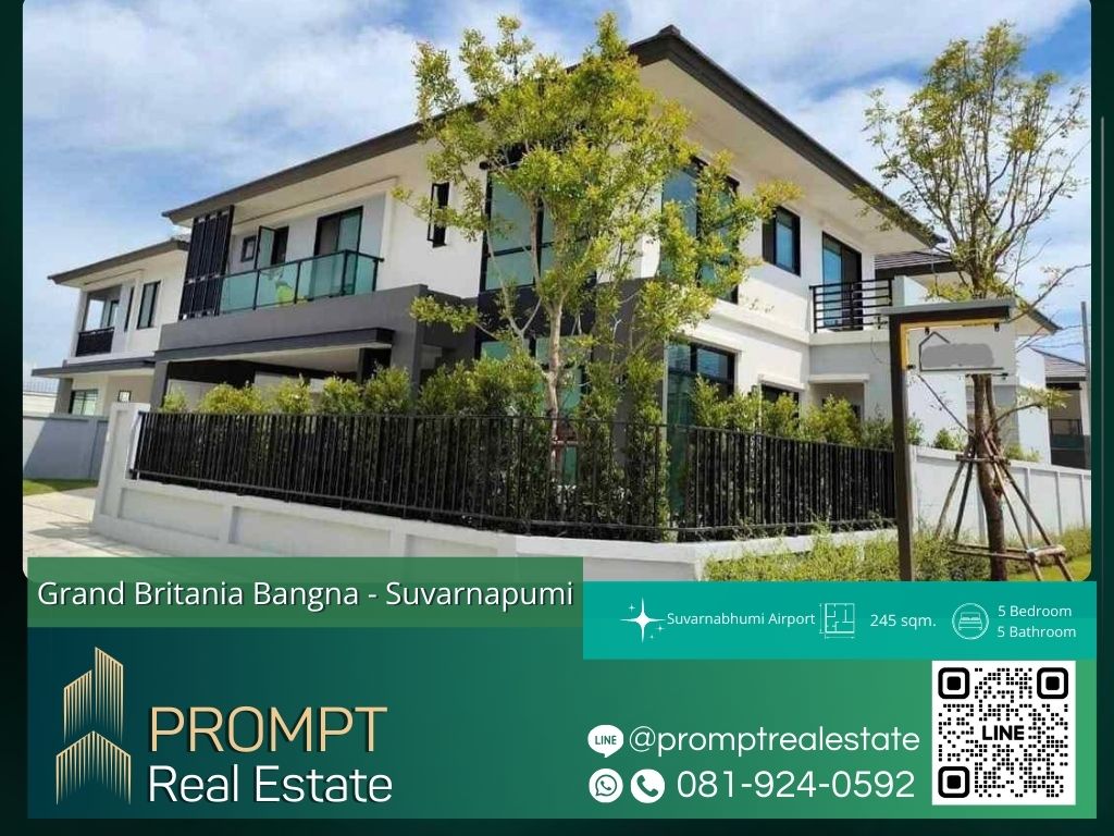 ให้เช่าบ้านสมุทรปราการ สำโรง : GH01232 - Grand Britania Bangna - Suvarnapumi :  แกรนด์ บริทาเนีย บางนา - สุวรรณภูมิ